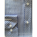 Chemise d&#39;affaires en tissu teint en fil de coton